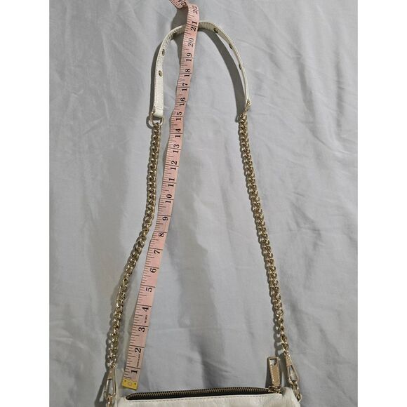 REBECCA MINKOFF WHITE LEATHER CROSSBODY PURSE - Picture 9 of 12